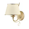 Jupiter Wandleuchte BERTHA Shabby Gold Weiß Bett Lampe E27* Wandleuchten|Shabby Chic Lampen
