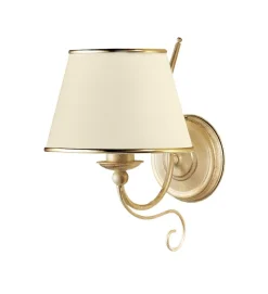 Jupiter Wandleuchte BERTHA Shabby Gold Weiß Bett Lampe E27* Wandleuchten|Shabby Chic Lampen