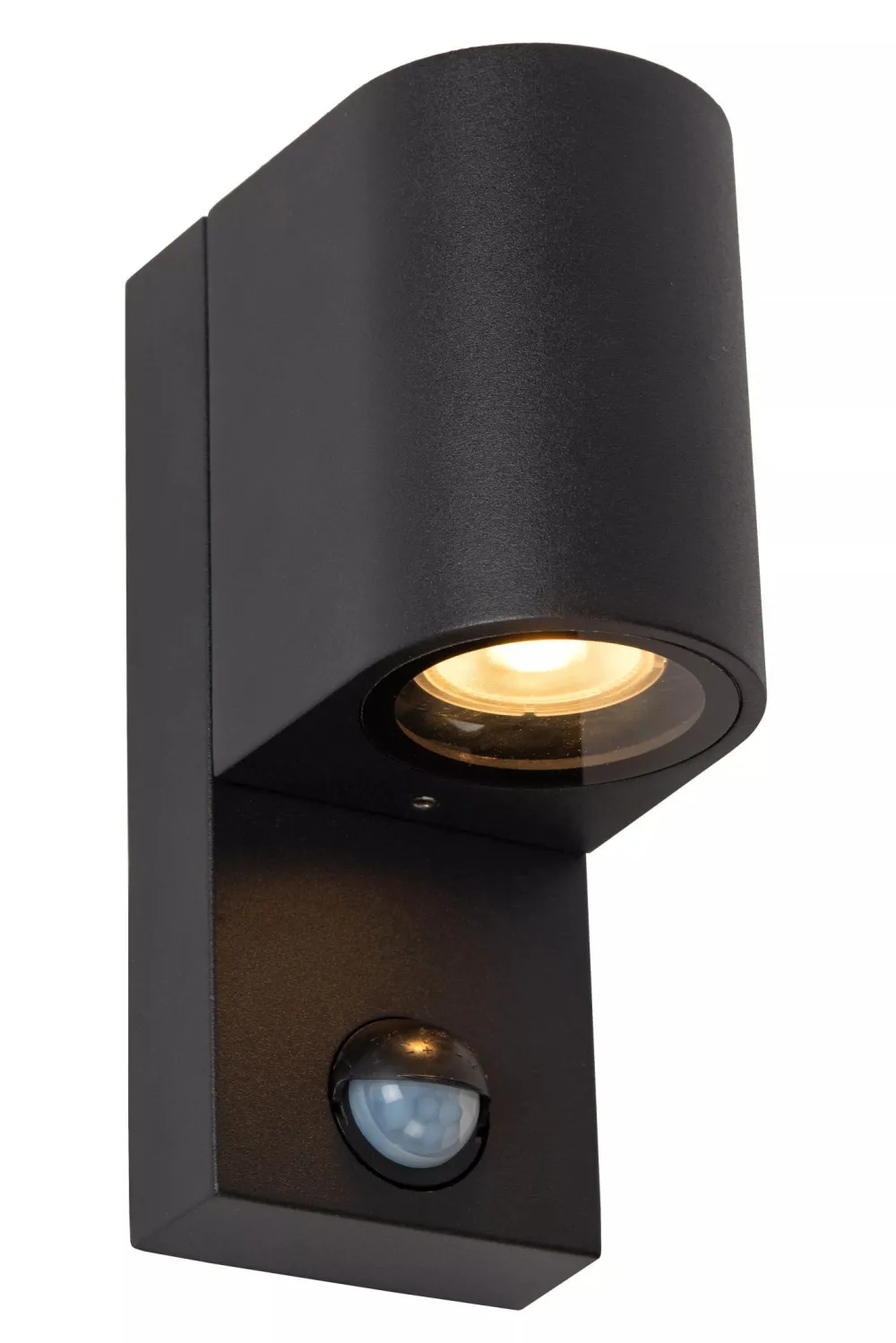Online Wandleuchte Bewegungsmelder Aluminium Schwarz IP65 GU10