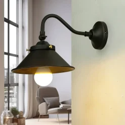 Giovanni Battista Wandleuchte Bronze Dunkel aus Echt-Messing* Wandleuchten|Esszimmer Lampen