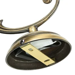 Giovanni Battista Wandleuchte Bronze hell E14 Echt-Messing Glas* Wandleuchten|Esszimmer Lampen