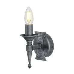 Elstead Wandleuchte CAMELOT 7 Eisen in Silber Antik Lampe* Wandleuchten|Wohnzimmerlampen