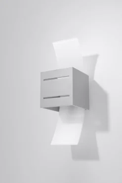 Sollux Wandleuchte CARLO in Grau* Wandleuchten|Flurlampen