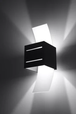 Sollux Wandleuchte CARLO in Schwarz* Wandleuchten|Flurlampen