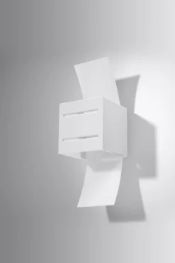 Hot Sollux Wandleuchte CARLO in Weiß