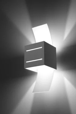 Hot Sollux Wandleuchte CARLO in Weiß