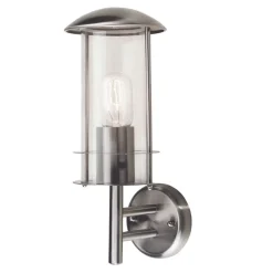 Hot Elstead Wandleuchte COLLIN 304er Edelstahl IP44 Maritim