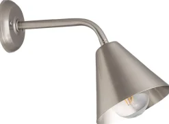 Lido Wandleuchte DANAE Nickel Echt-Messing Treppenhaus* Wandleuchten|Küchenlampen