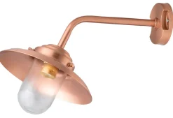 Online Lido Wandleuchte Echt-Messing IP64 Maritim in Kupfer