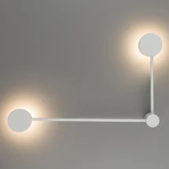 Nowodvorski Wandleuchte 2-flammig Weiß GX53 Metall Modern indirekt* Wandleuchten|Flurlampen