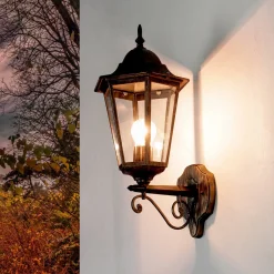 Online Easylight Wandleuchte für Außen Schwarz Kupfer BRISTOL II IP44 E27