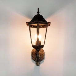 Online Easylight Wandleuchte für Außen Schwarz Kupfer BRISTOL II IP44 E27