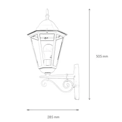 Online Easylight Wandleuchte für Außen Schwarz Kupfer BRISTOL II IP44 E27