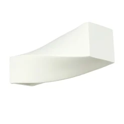 Sollux Wandleuchte Gips bemalbar Weiß E27 TAURUS* Wandleuchten|Flurlampen
