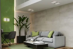 Sollux Wandleuchte Glas Metall 35 cm breit Weiß Chrom 2x G9* Wohnzimmerlampen|Glaslampen