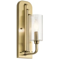 Elstead Wandleuchte Glas Metall E14 35,5 cm hoch Jugendstil* Wandleuchten|Metall Lampen