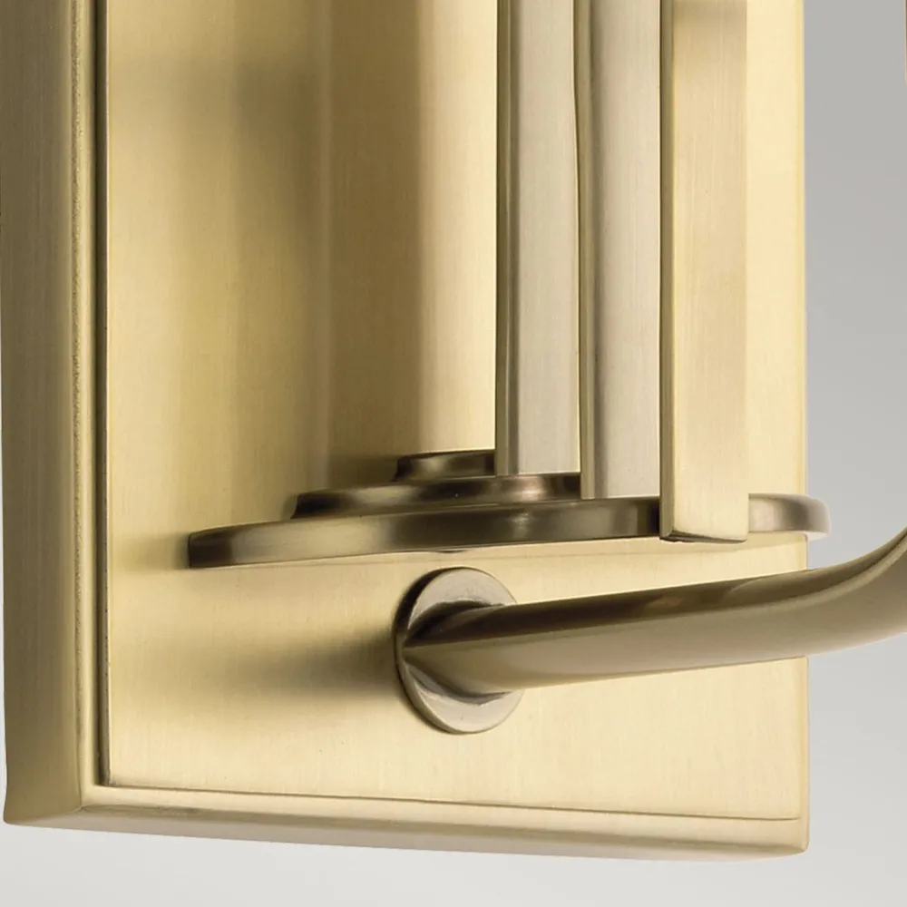 Elstead Wandleuchte Glas Metall E14 35,5 cm hoch Jugendstil* Wandleuchten|Metall Lampen