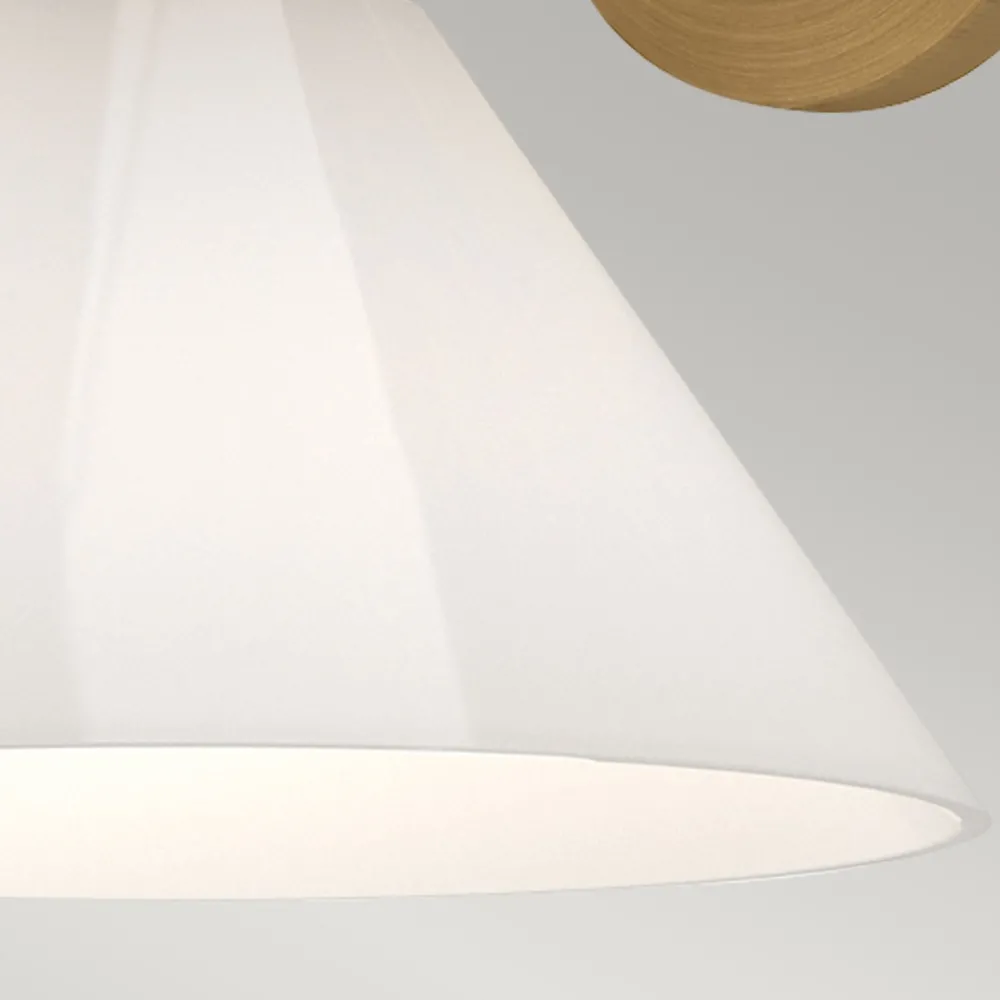 Elstead Wandleuchte Glas Metall H: 22,2 cm in Gold Weiß Retro* Wandleuchten|Küchenlampen