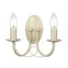 Online Elstead Wandleuchte GOTICA 5 Creme Gold Kerzenform Lampe