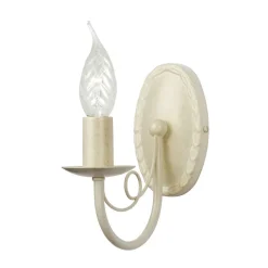 Hot Elstead Wandleuchte GOTICA 5 in Creme Kerzenform Lampe