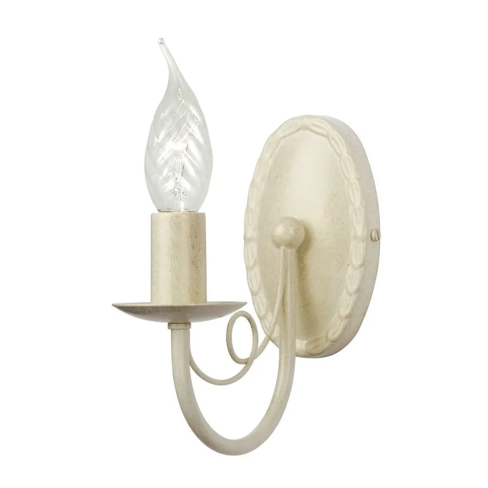 Hot Elstead Wandleuchte GOTICA 5 in Creme Kerzenform Lampe
