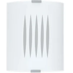 New Eglo Wandleuchte Grafik Mit Streifen Weiß