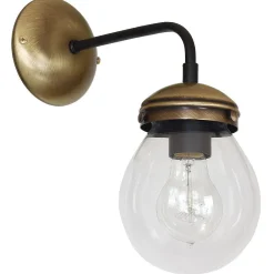 Online Luminex Wandleuchte HYDRO in Altmessing