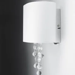 Searchlight Wandleuchte im Jugendstil weiß* Wandleuchten|Flurlampen