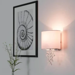 Searchlight Wandleuchte im Jugendstil weiß* Wandleuchten|Flurlampen