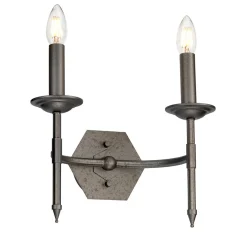 Discount Elstead Wandleuchte in Eisen antik Metall Rustikal dekorativ