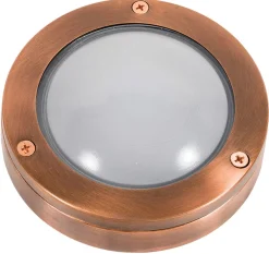 Best Lido Wandleuchte in Kupfer aus Echt Messing Haus Außen