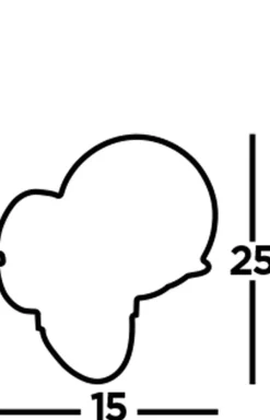 Searchlight Wandleuchte in Messing Antik Weiß E14 Glas Metall XATIVA