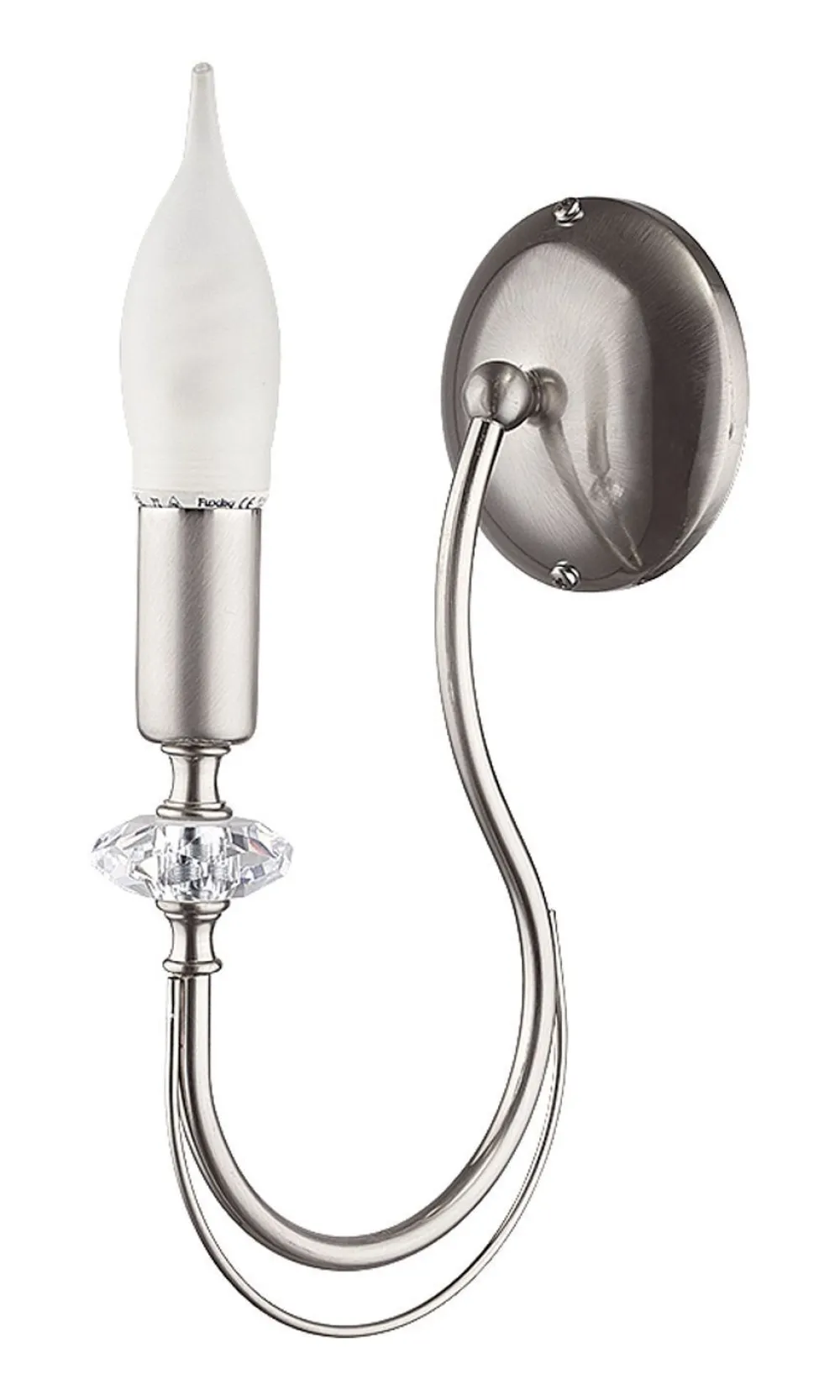 Jupiter Wandleuchte in Nickel Metall B:11 cm E14 Rustikal Antik* Wandleuchten|Rustikale Lampen