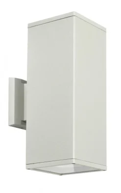 SU-MA Wandleuchte in Silber Aluminium IP54 Modern* Außenwandleuchten|Metall Lampen