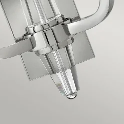 Elstead Wandleuchte innen 45 cm hoch Metall Kristall 2x E14* Wohnzimmerlampen|Metall Lampen