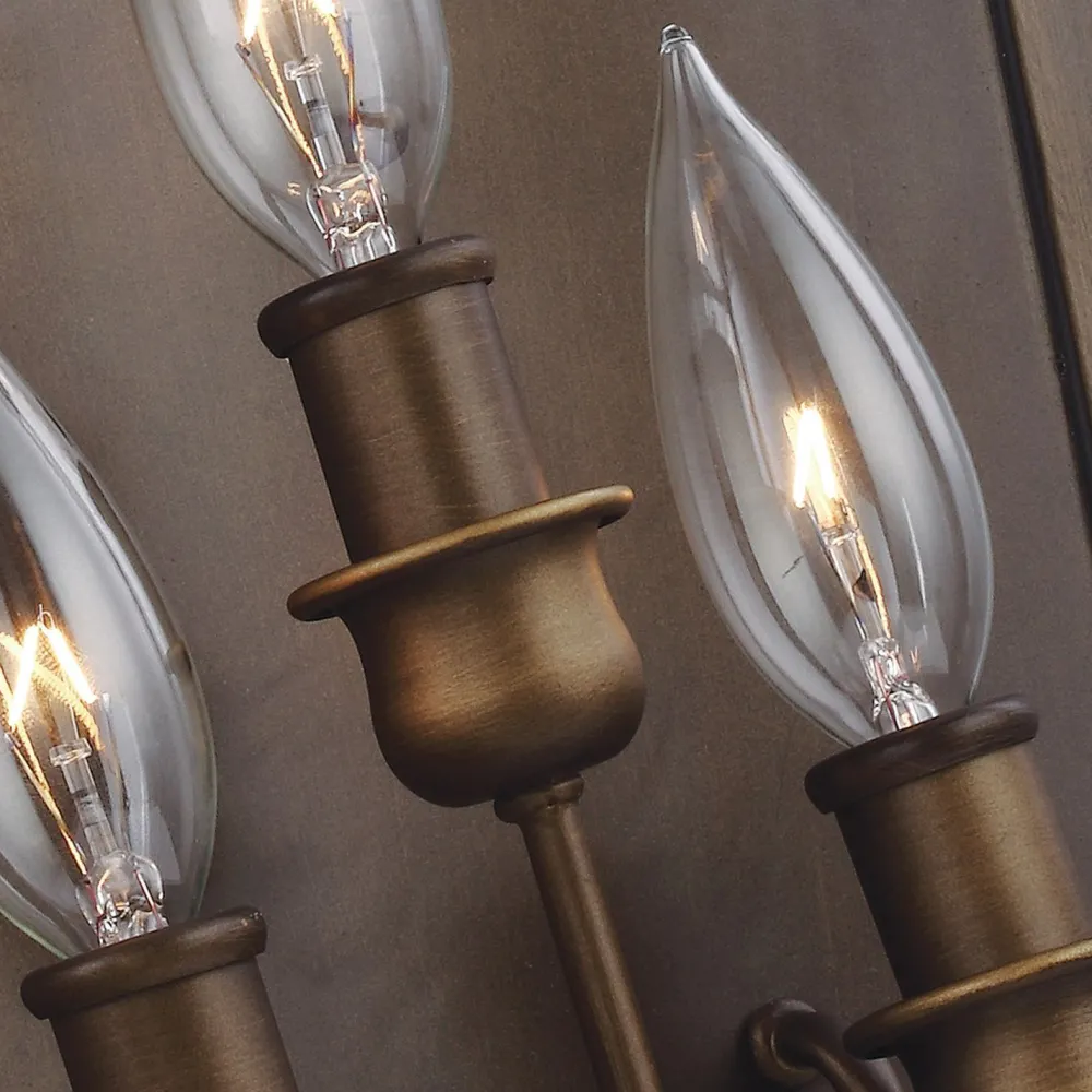 Elstead Wandleuchte innen Metall Vintage Design Messing antik* Wandleuchten|Flurlampen