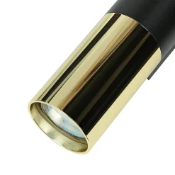 Sollux Wandleuchte innen Schwarz Gold Up Down H: 29 cm Metall* Moderne Lampen|Küchenlampen