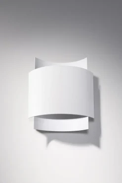 Sale Sollux Wandleuchte innen Up Down Metall Weiß H: 23 cm G9