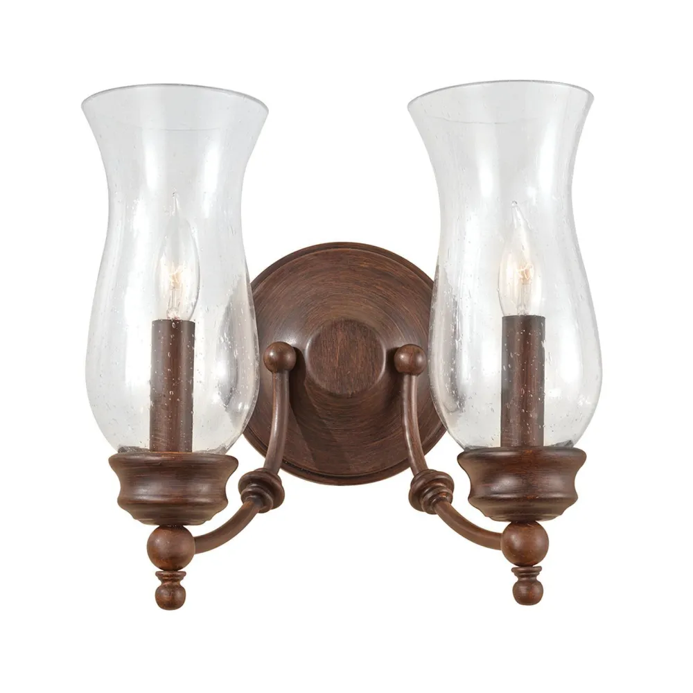 Elstead Wandleuchte JASCHA Bronze 2xE14 wohnlich Lampe* Wandleuchten|Rustikale Lampen