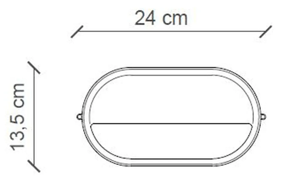 Ferroluce Wandleuchte Keramik Glas E27 24 cm breit Maritim DAVIDE* Wohnzimmerlampen|Glaslampen