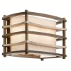 Sale Elstead Wandleuchte KIKI Leinen Bronze Beige B:30cm Lampe