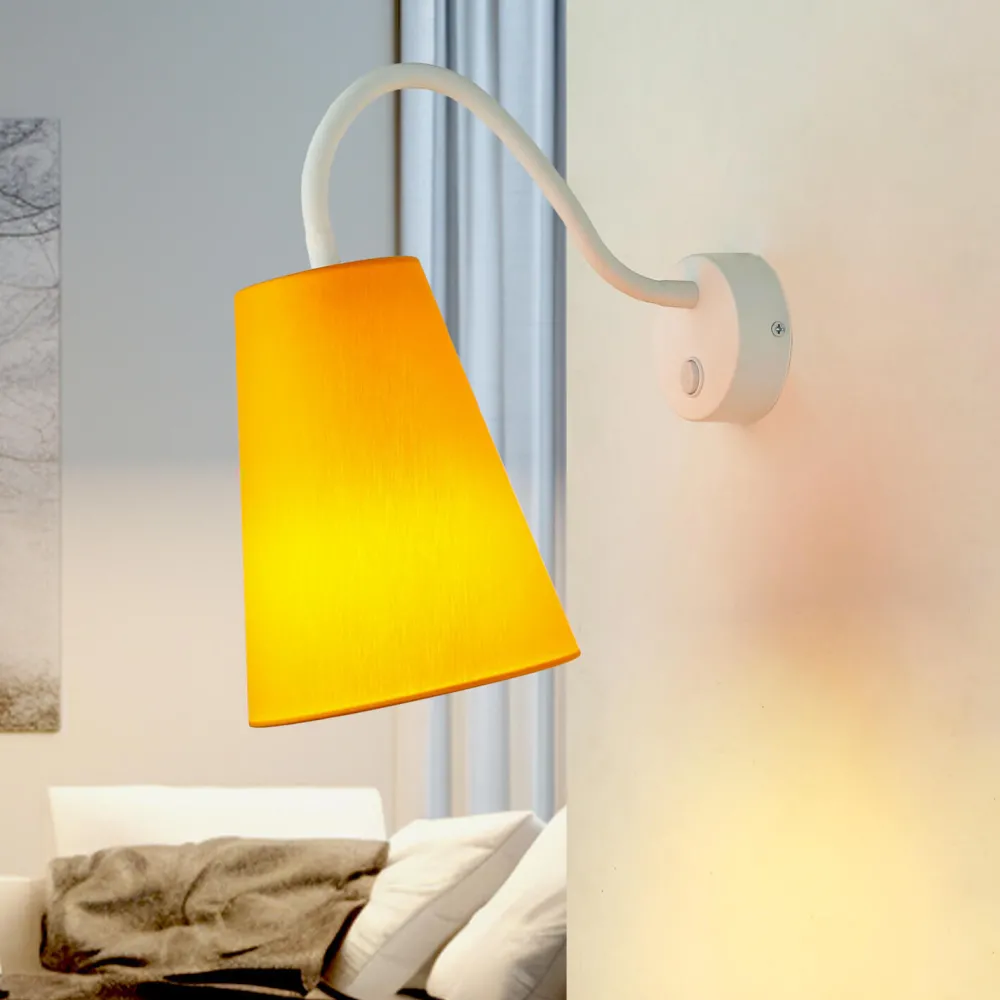 TK Lighting Wandleuchte Kinderzimmer Orange Metall 3flmg Ø13cm*Kinder Kinderzimmerlampen|Kinderlampen