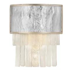 Elstead Wandleuchte klein B: 30,5 cm Edelstahl Kristall 2x E14 Up Down* Wandleuchten|Flurlampen