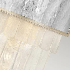 Elstead Wandleuchte klein B: 30,5 cm Edelstahl Kristall 2x E14 Up Down* Wandleuchten|Flurlampen