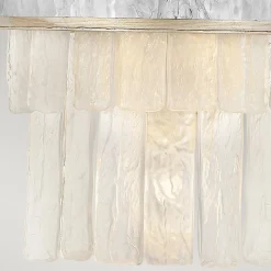 Elstead Wandleuchte klein B: 30,5 cm Edelstahl Kristall 2x E14 Up Down* Wandleuchten|Flurlampen