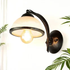 Online Easylight Wandleuchte KORFU in Messing Antik