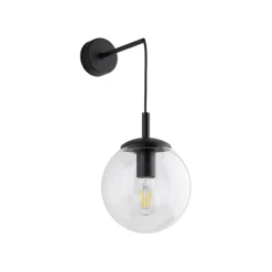 TK Lighting Wandleuchte Kugel Schirm Glas B: 18 cm H: 45 cm E27* Wandleuchten|Küchenlampen