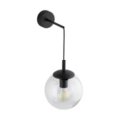TK Lighting Wandleuchte Kugel Schirm Glas B: 18 cm H: 45 cm E27* Wandleuchten|Küchenlampen