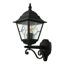 Sale Elstead Wandleuchte LEADWORTH Schwarz IP43 Rustikal Haus