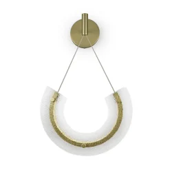 New Maytoni Wandleuchte LED Aluminium Glas 133,1 cm hoch in Gold